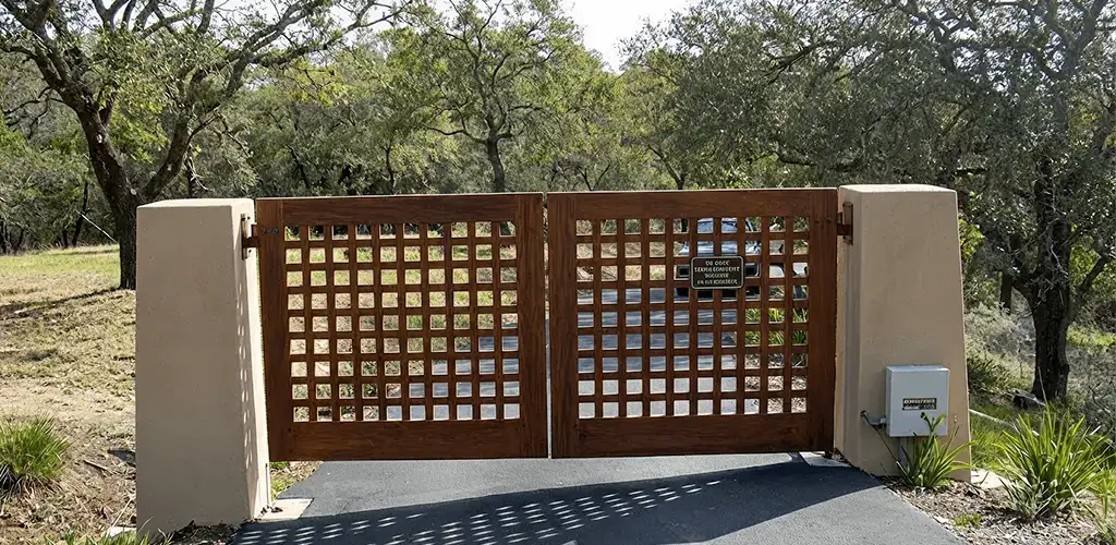 Driveway gate installation for a residential property in Pasadena, CA