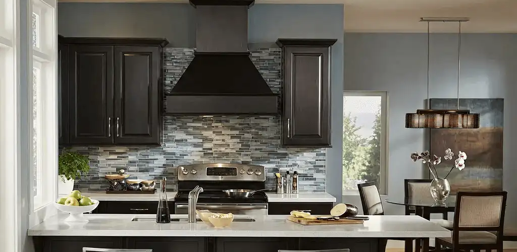 Kitchen cabinet painting and refinishing in a modern kitchen in Pasadena, CA